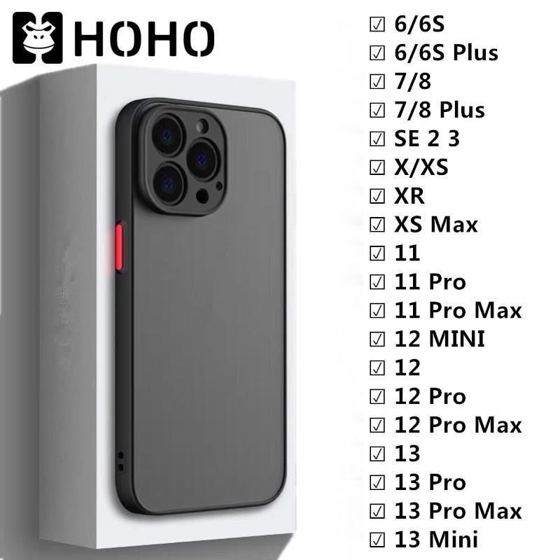 Z HOHO เคสใช้สำหรับไอโฟน ใช้สำหรับ iPhone 12 Pro Max 12Mini TPU Case เคสขอบสีหลังขุ่นสำหรับไอโฟน ขอบสีสวยๆ เคสซิลิโคน