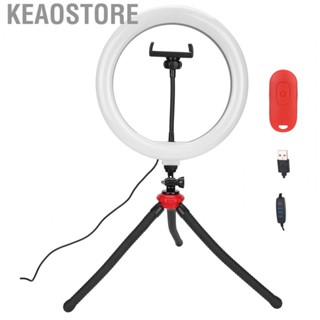 Keaostore 10.2   Light With Mobile Phone Holder &amp; Tripod 3 Color Dimmable