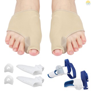 ชุดบรรเทาอาการปวดตาปลา Hallux Valgus ที่หนีบนิ้วเท้า ขนาดใหญ่