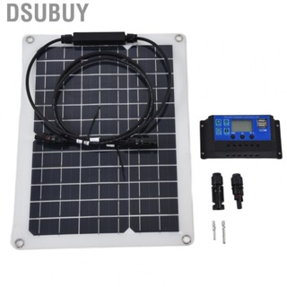 Dsubuy Kit 15W Solar Panel Good Durability Lightweight Portable Semi