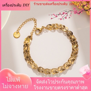 💖เครื่องประดับ DIY ขายส่ง💖สร้อยข้อมือ ทอง 18K จี้หางนกฟินิกซ์นําโชค หรูหรา สไตล์เกาหลี และญี่ปุ่น สําหรับผู้หญิง[สร้อยข้อมือ]