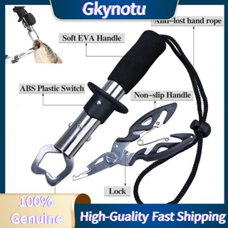 Gkynotu คีมปากจิ้งจก คีมตกปลา Penyepit Ikan Pancing Wire Spring Carabinar