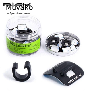 Muvako  อะแดปเตอร์แปลงสายเบรก กรอบอลูมิเนียม รูปตัว U สีดํา สําหรับรถจักรยาน 1 6 ชิ้น