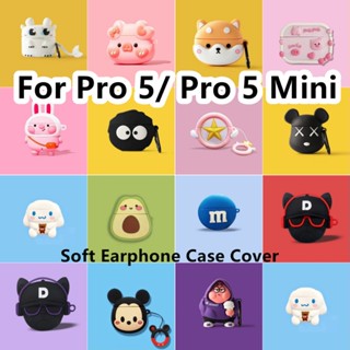 พร้อมส่ง! เคสหูฟัง แบบนิ่ม ลายการ์ตูน สําหรับ Pro 5 Pro 5 Mini NO.1