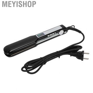 Meyishop Hair Rollers  Fast Heat Dissipation  Crystal Temperature Display Electric Straightener for Salon Home