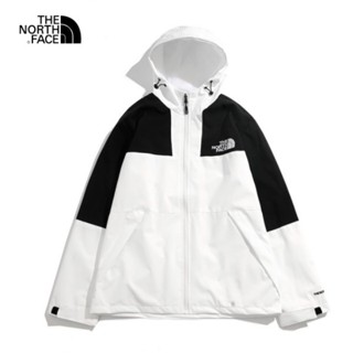 [พร้อมส่ง] เสื้อแจ็กเก็ต กันลม มีฮู้ด ทรงหลวม พิมพ์ลาย The North Face 100% สําหรับผู้ชาย