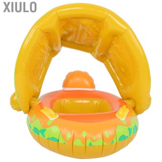 Xiulo Baby Float Tube Ring PVC Inflatable Toddler Children Swimming Circle Rings with Sunshade