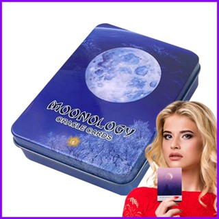 การ์ดเกมกระดาน Oracle Deck Moonology สร้างสรรค์ สําหรับทุกระดับทักษะ notath