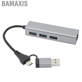 Bamaxis USB C Hub Adapter  Multiport Converter 2 in 1 Simultaneous Operation for Windows 8 7 10 11