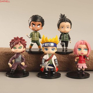 โมเดลฟิกเกอร์ PVC รูปนารูโตะ Gaara Shippuden Rock Lee ของเล่นสําหรับเด็ก