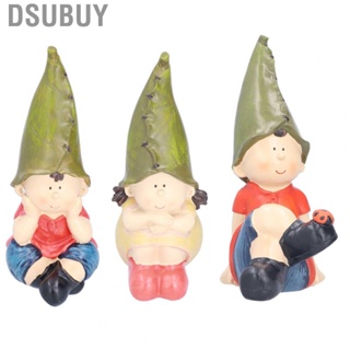 Dsubuy Elf Statue  Lively Garden Decoration Dwarf Sculpture for Bedroom
