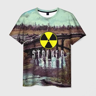 เสื้อยืด พิมพ์ลาย STALKER VOVA 3 มิติ สําหรับผู้ชาย