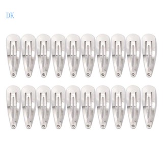 Dk กิ๊บติดผม สีเงิน สําหรับทําผม 20 ชิ้น