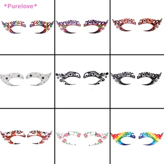 Purelove&gt; ใหม่ สติกเกอร์รอยสักชั่วคราว ลายฮาโลวีน สําหรับติดตกแต่งใบหน้า