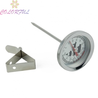 【COLORFUL】Thermometer Heat-resistant Meter Tester Stainless Steel Cooking Thermometers