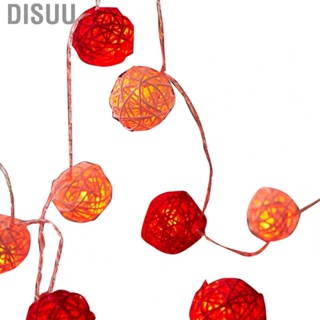 Disuu Rattan Ball String Light  Decorative Festival Lightweight  Operated Multipurpose for Home Decor New Year