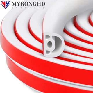 Myronghd แถบยางซีล มีกาวในตัว กันอากาศ กันชน สีขาว สําหรับติดประตู หน้าต่าง