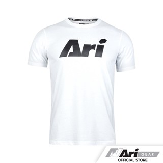  เสื้อยืด ARI SIGNATURE LIFESTYLE TEE - WHITE/BLACK เสื้อยืด อาริ ซิกเนเจอร์ สีขาวsize: S-5XL