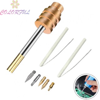 【COLORFUL】Soldering Iron Tips Tool 30W Copper For Precision Welding Horseshoe Shape