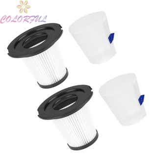 【COLORFUL】Filter 2pcs Cleaning Cordless Stick Filter Elements For INSE For N6 And N6S