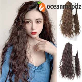 OCEANMAPDZ กิ๊บติดผม แบบไร้รอยต่อ สีดํา สําหรับผู้หญิง