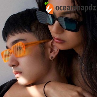 OCEANMAPDZ แว่นตากันแดด กรอบสี่เหลี่ยม ขนาดเล็ก หลากสี สไตล์พังก์ พังก์ ยุโรป และอเมริกา