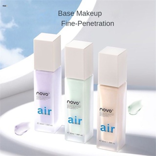 Novo Isolation Cream Invisible Pore Waterproof Oil Control Powder No Card Moisturizing Uniform Skin Colour Makeup Front Milk Student Party Beauty Cosmetics nuuo