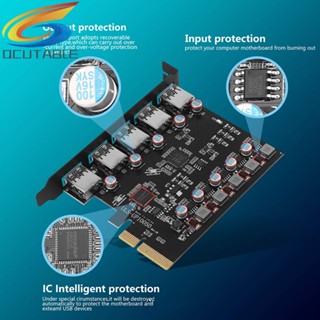 การ์ดต่อขยาย PCI-E เป็น USB3.2 Gen 5 4 พอร์ต 20Gbps PCI-E