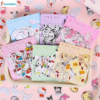 Sanrio Handbook Sticker สติ๊กเกอร์การ์ตูนน่ารักเครื่องเขียน 100 ชิ้น ICECUBE