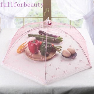 FALLFORBEAUTY ฝาครอบอาหารปิกนิก ป้องกันยุง