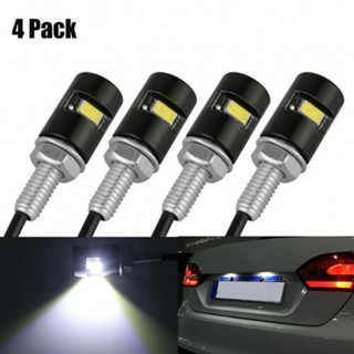 ⚡READYSTOCK⚡LED License Plate Lights LED Lamp License Motorcycle Plate 4pack Bulbs Brand New