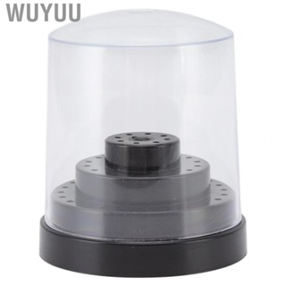 Wuyuu High Temp Cleaning Dental Bur Holder Cleaner Soak Box 48 Holes Dust Cover Supply