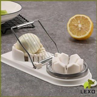 LEOX เครื่องตัดไข่ เครื่องตัดไข่ต้ม ที่ตัดไข่ ที่ตัดแบ่งไข่ต้ม  tool for cutting eggs