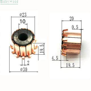 【Big Discounts】23 x 10 x 19.5(20) mm 12P Teeth Copper Hook Type Electrical Motor Commutator#BBHOOD