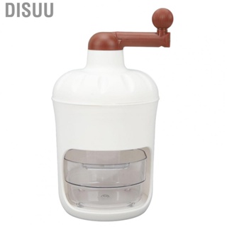 Disuu Manual Shaved Ice Maker Multi Function Hand Crank Crusher for Kitchen