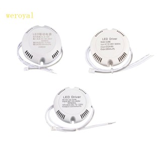 Weroyal หม้อแปลงไฟ Led พาวเวอร์ซัพพลาย AC180-260V 8-12W 8-25 สําหรับเพดาน ขับรถ