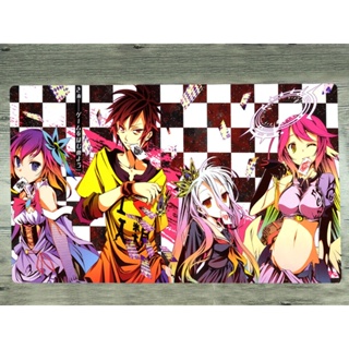 Yugioh Playmat No Game No Life TCG CCG แผ่นรองเมาส์ แผ่นรองเมาส์ และแผ่นรองเมาส์ ลายการ์ตูนอนิเมะ