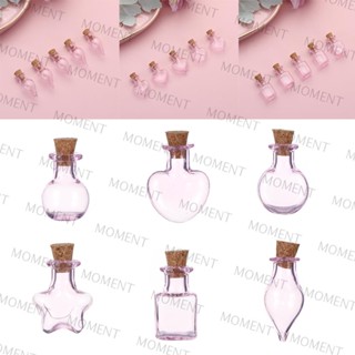 MOMENT ขวดจุกไม้คอร์กเปล่า ขนาดเล็ก DIY 5 ชิ้น