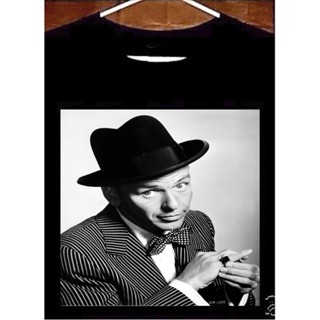 เสื้อยืดแขนสั้น ผ้าฝ้าย พิมพ์ลาย Frank Sinatra แฟชั่นฤดูร้อน สําหรับผู้ชาย XS-4XL-5XL-6XL 2019