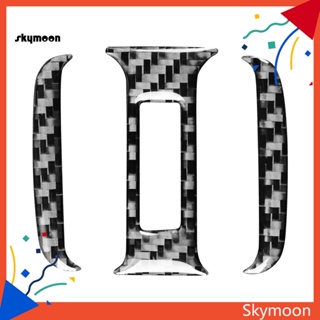 Skym* สติกเกอร์คาร์บอนไฟเบอร์ กันรอยขีดข่วน กันสึกหรอ สีดํา สําหรับ Toyota 4Runner 2010-2020 3 ชิ้น