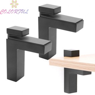 【COLORFUL】Glass Clamp 2pcs/set Adjustable Bracket Glass Shelf Support Plate Holder