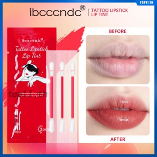 Ibccndc Matte Lipstick Long Lasting Waterproof 3 Pcs Set Matte Velvet Lip Balm Lip Gloss Cotton Swab Lip Dye Face Makeup Lip Care Students Summer (top11.th.)