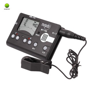 Musedo MT-70B จูนเนอร์ พร้อมคลิปปิ๊กอัพ และไมโครโฟนในตัว 3 in 1 เครื่องกําเนิดไฟฟ้า LCD สําหรับ Guzheng