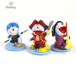 SHANRONG โดเรม่อน โมเดลตุ๊กตาฟิกเกอร์ Doraemon ของเล่น ของสะสม สําหรับเด็ก