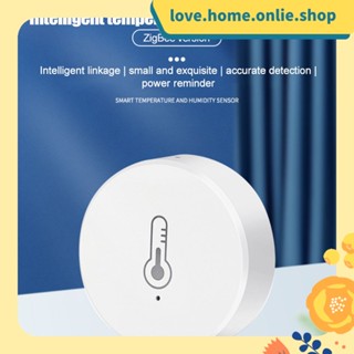 Zigbee ลําโพงอัจฉริยะ เซนเซอร์วัดอุณหภูมิ และความชื้น แบบเรียลไทม์ อุณหภูมิ และความชื้น อุณหภูมิสูง ต่ํา ควบคุมด้วยเสียง