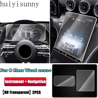 Hys ฟิล์มกระจกนิรภัยกันรอยหน้าจอนําทาง GPS สําหรับ Mercedes Benz C-Class W206 2022+ 2 ชิ้น