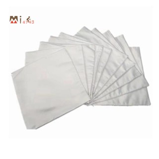 ปลอกหมอนเปล่า ขนาด 40X40 สีขาว สําหรับถ่ายโอนความร้อน ของขวัญ DIY จํานวน 10 ชิ้น