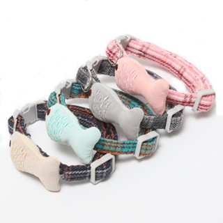 ปลอกคอแมว(รูปปลา) สไตล์ญี่ปุ่น Handmade ปลอกคอสุนัข ปลอกคอสัตว์เลี้ยง Cat Collar