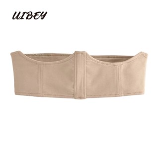 Uibey เสื้อกั๊กแฟชั่น สีพื้น อเนกประสงค์ 2489