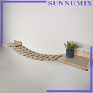 [Sunnimix] เปลสะพานแมว เฟอร์นิเจอร์ติดผนัง สําหรับแมวเล่นลูกแมว